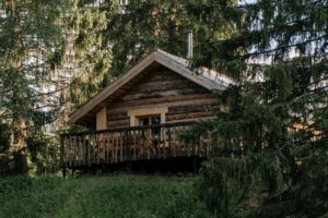 domek letniskowy kuchnia na drewno